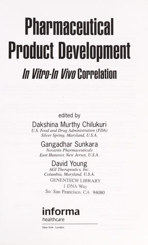 Pharmaceutical product development