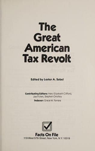 The Great American tax revolt