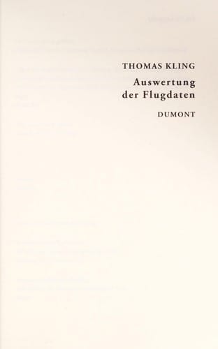 Auswertung der Flugdaten