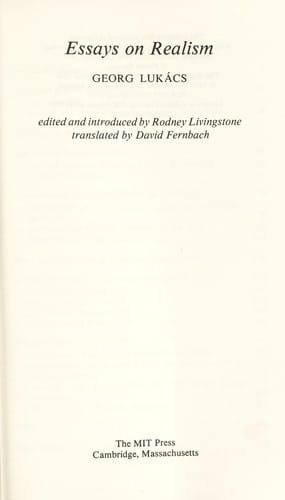 open statments Essays on realism