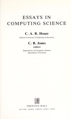 Essays in computing science