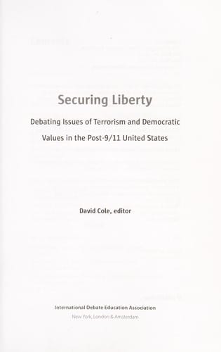 Securing liberty