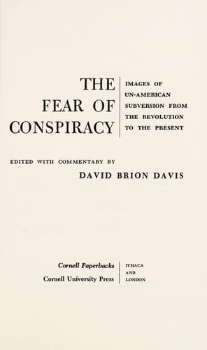 The fear of conspiracy