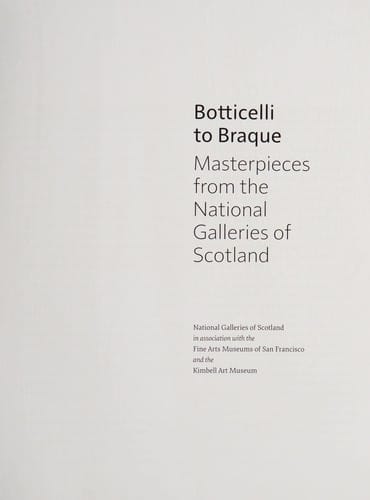 Botticelli to Braque