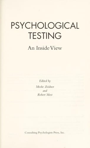 Psychological testing