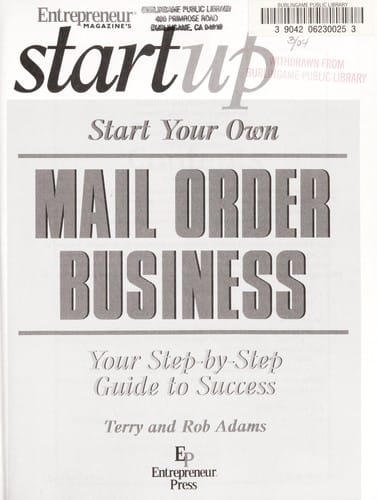 Start your own mail order business