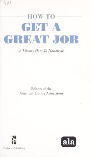 How to get a great job