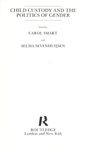 Child custody and the politics of gender