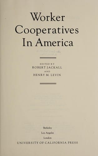 Worker cooperatives in America