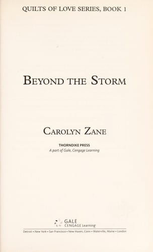 Beyond the storm