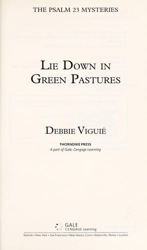 Lie down in green pastures