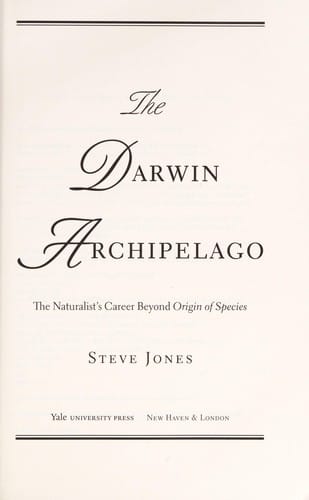 The Darwin archipelago