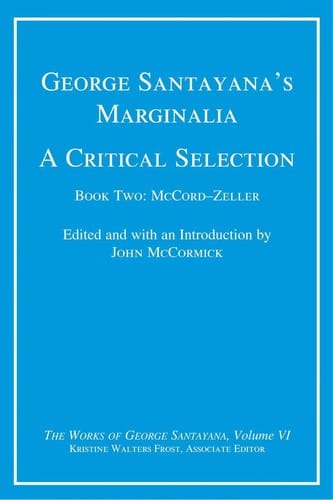 George Santayana's marginalia