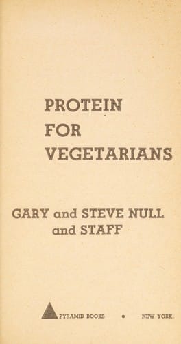 Protein for vegetarians