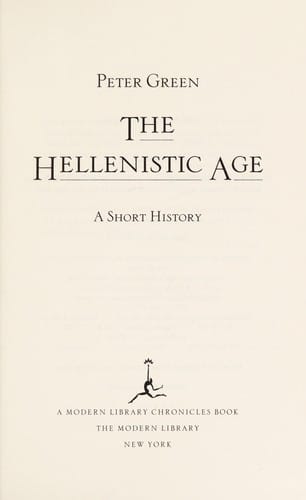 The Hellenistic Age