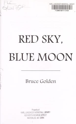 Red sky, blue moon