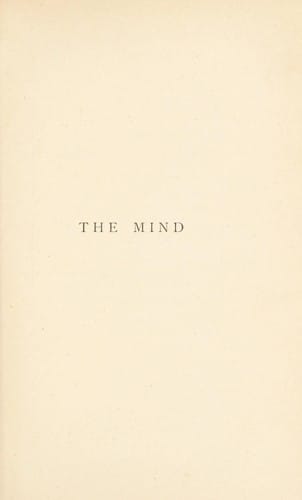 The mind