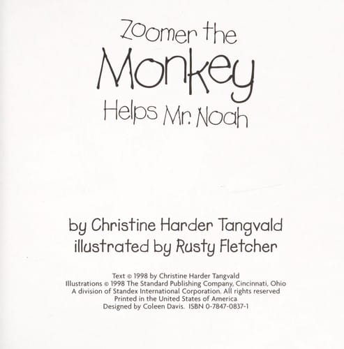 Zoomer the monkey helps Mr. Noah