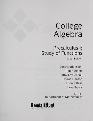 College algebra