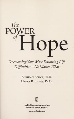 The power of hope