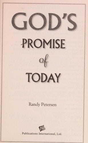 God's promise of today