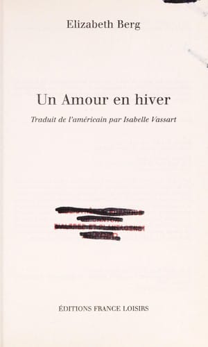 Un amour en hiver