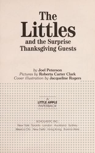 The Littles and the surprise Thanksgiving guests