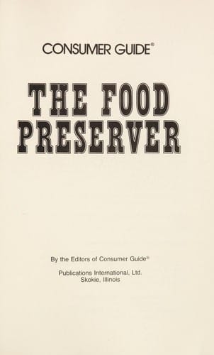 The food preserver