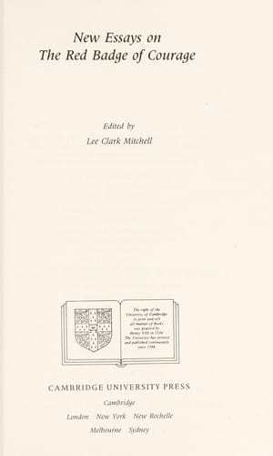 New essays on The red badge of courage