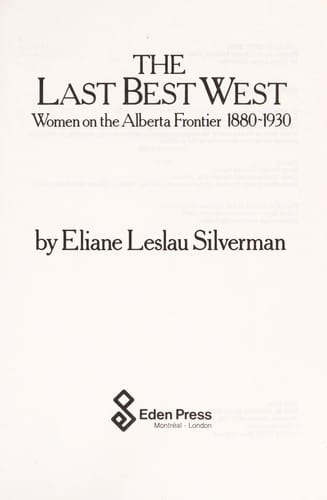 The last best West