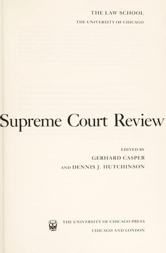 The Supreme Court review