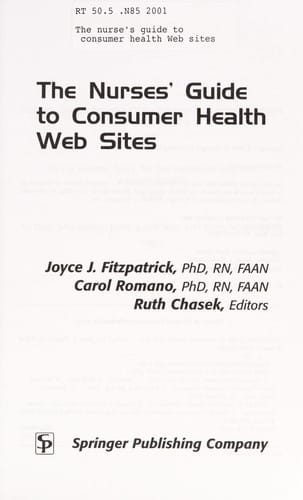 The nurse's guide to consumer health Web sites