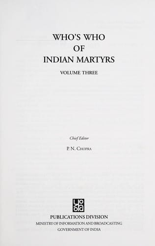 Who's who of Indian martyrs