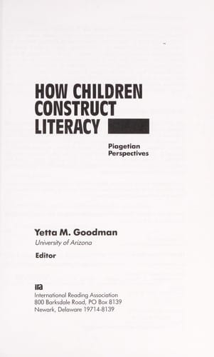 How children construct literacy