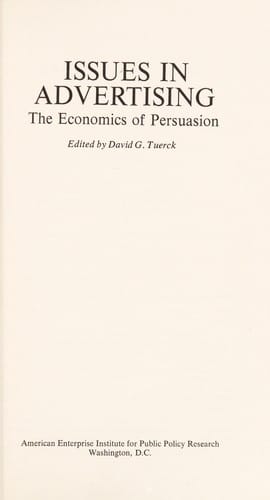 Issues in advertising