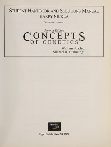 Student handbook and solutions manual