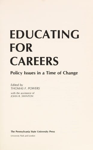 Educating for careers