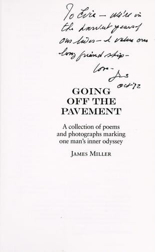 Going off the pavement