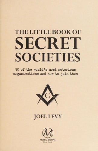 The Little Book of Secret Societies