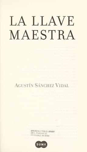 La llave maestra