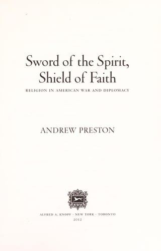 Sword of the spirit, shield of faith