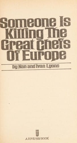 Someone is killing the great chefs of Europe