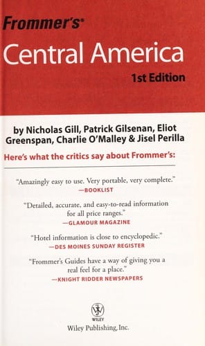 Frommer's Central America