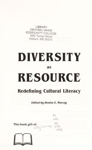 Diversity as resource