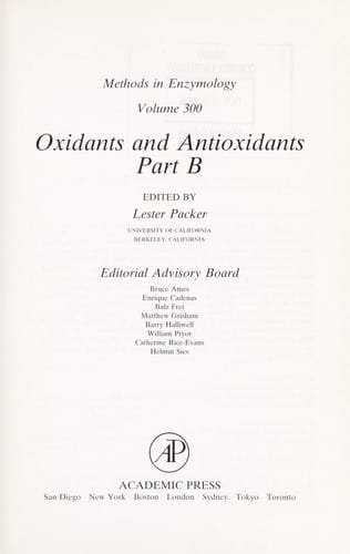 Oxidants and antioxidants