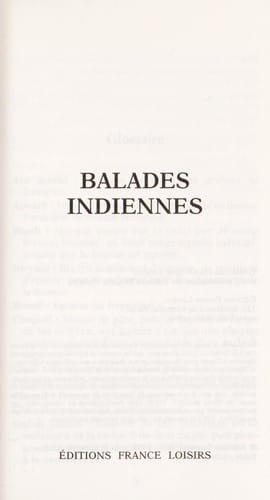 Balades indiennes