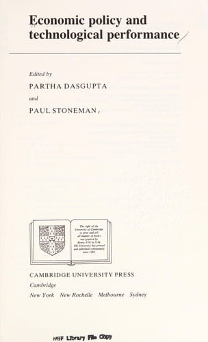 Economic policy and technological performance