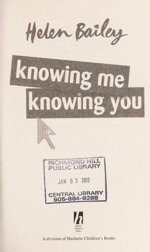 Knowing me, knowing you