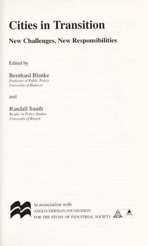 Cities in transition