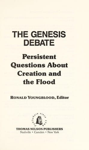 The Genesis debate